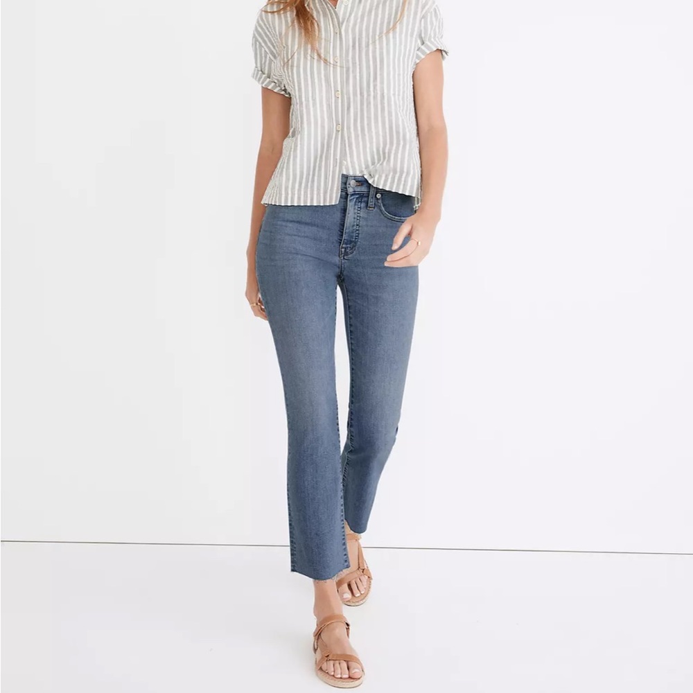 Madewell Cali-demi Boot Jeans in Shoreham Wash